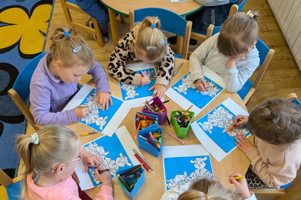 Wizyta pani bibliotekarki w Stasikówce