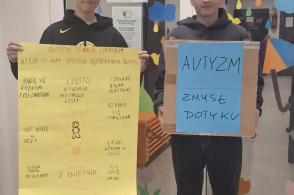 Akcja informacyjna na temat autyzmu