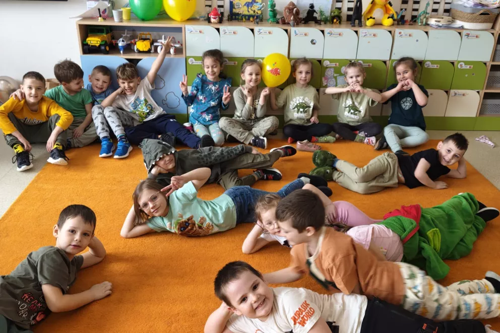 Nasze przedszkolaki świętowały Dzień Dinozaura